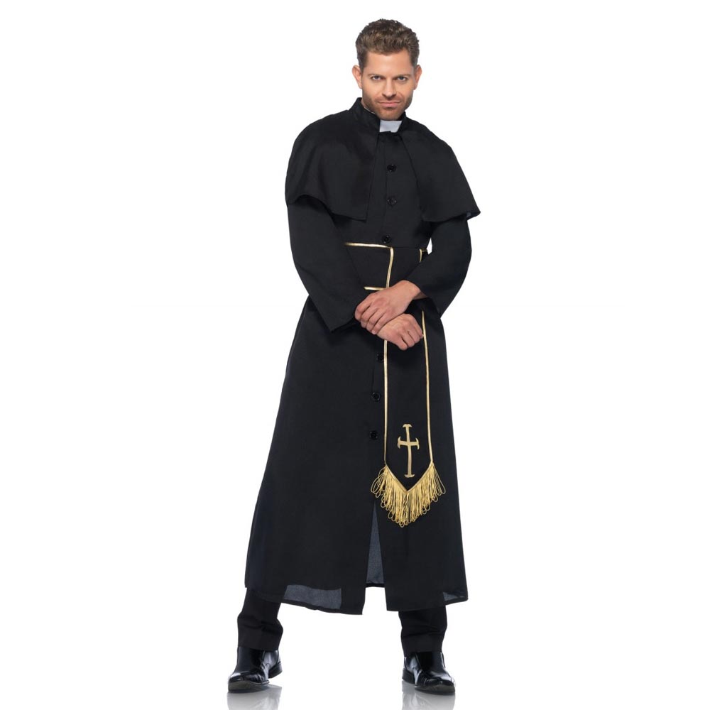 Leg Avenue - Priest Kostuum - Zwart